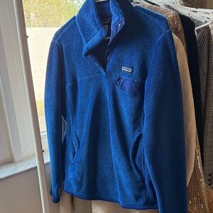 Patagonia Women’s Vibrant Blue Half Zip Sweater